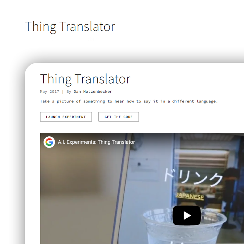Thing Translator