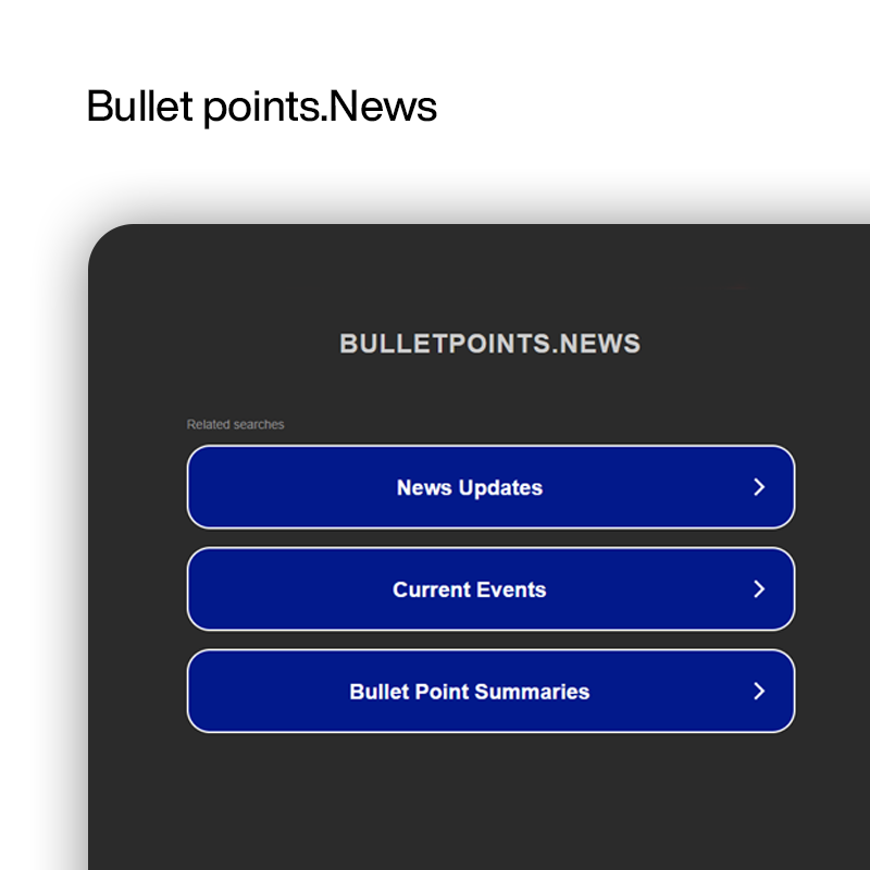 Bullet Points AI