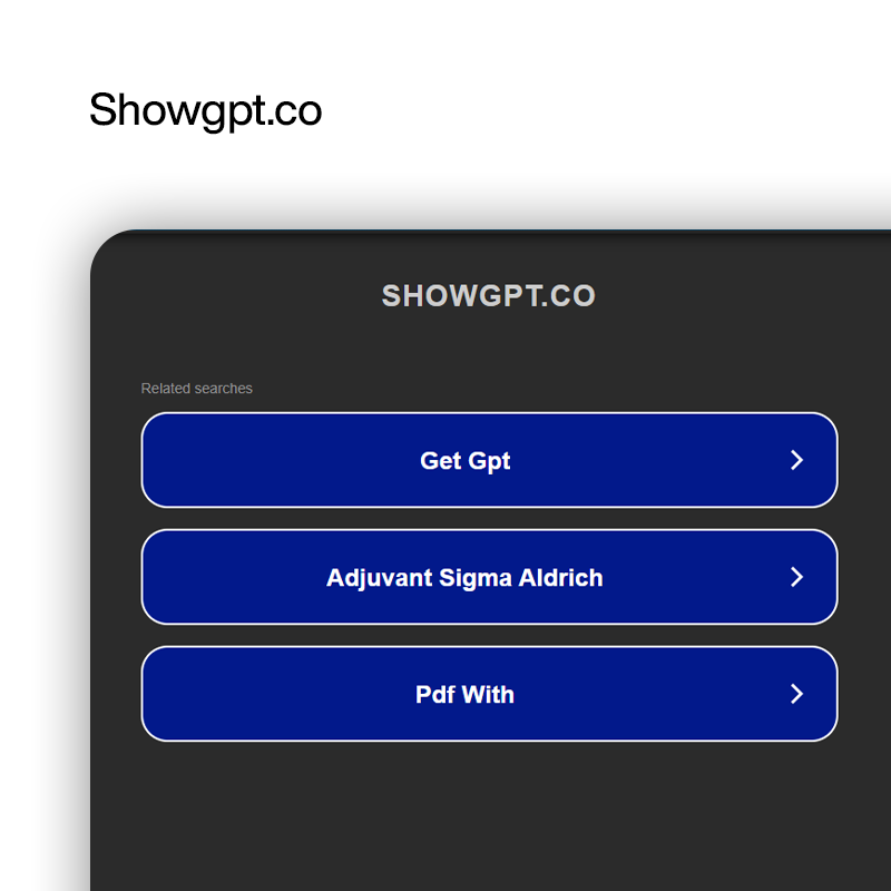 ShowGPT