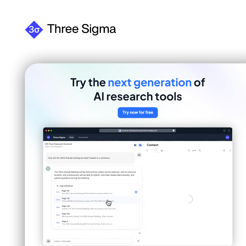 Three Sigma