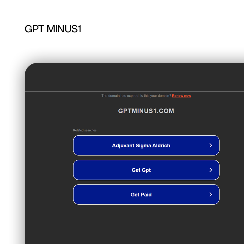 GPT-Minus1